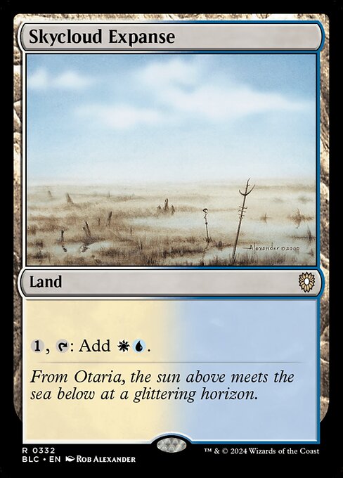 {1}, {T}: Add {W}{U}.