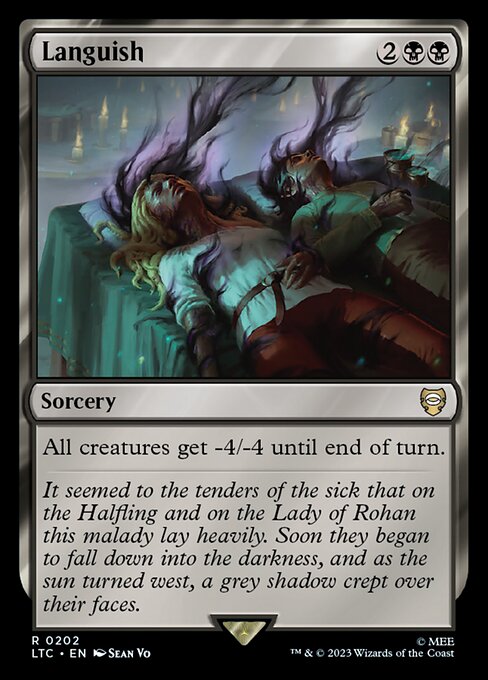 All creatures get -4/-4 until end of turn.