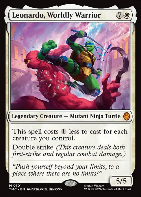Leonardo, Worldly Warrior (Foil)