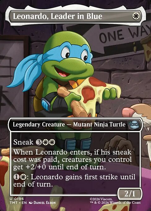 Leonardo, Leader in Blue (Foil)