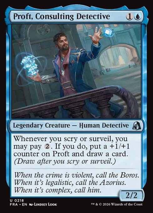 Proft, Consulting Detective (Foil)