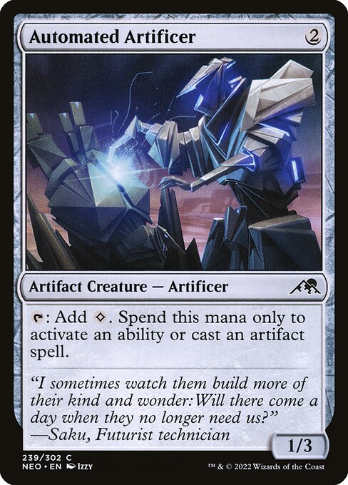 {T}: Add {C}. Spend this mana only to activate an ability or cast an artifact spell.
