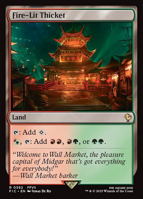 Fire-Lit Thicket (Foil)