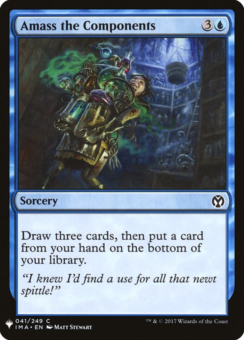 Draw three cards, then put a card from your hand on the bottom of your library.