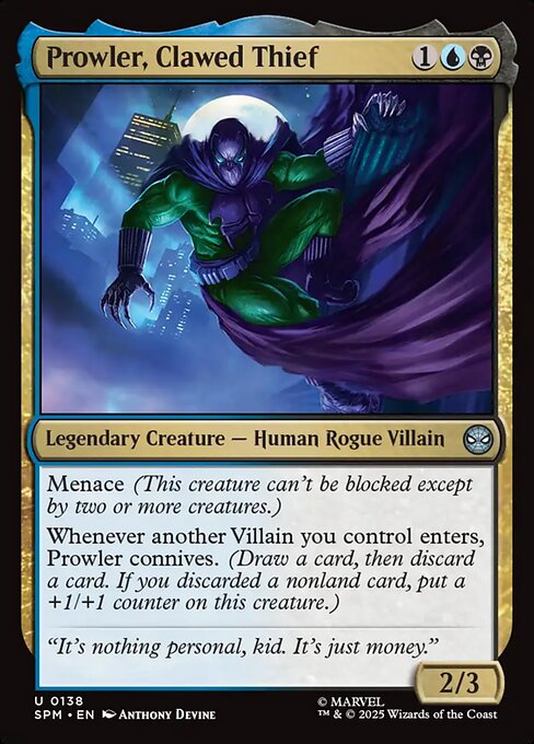 Prowler, Clawed Thief (Foil)