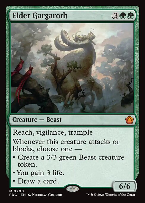 Elder Gargaroth (Foil)