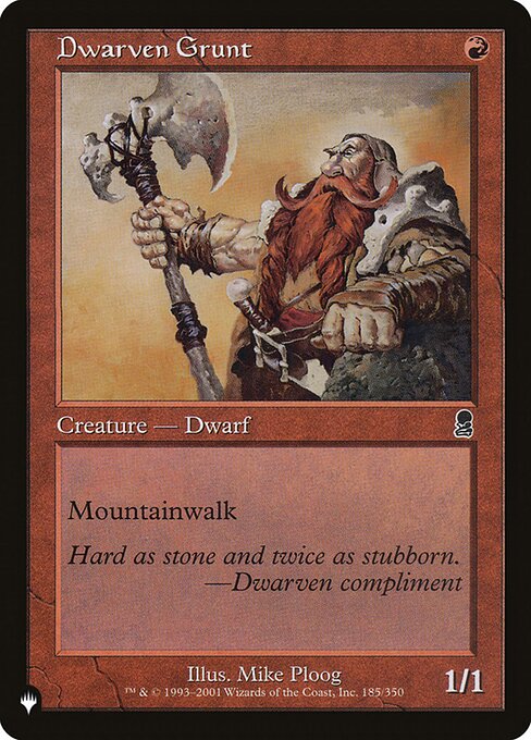 Mountainwalk (This creature can't be blocked as long as defending player controls a Mountain.)