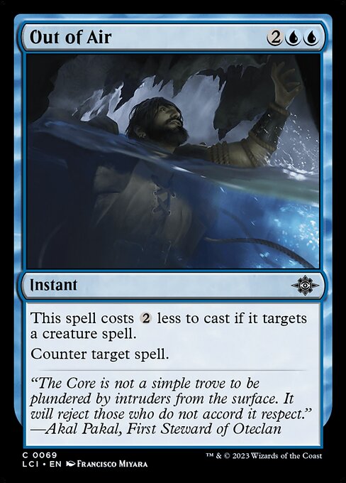 This spell costs {2} less to cast if it targets a creature spell.
Counter target spell.