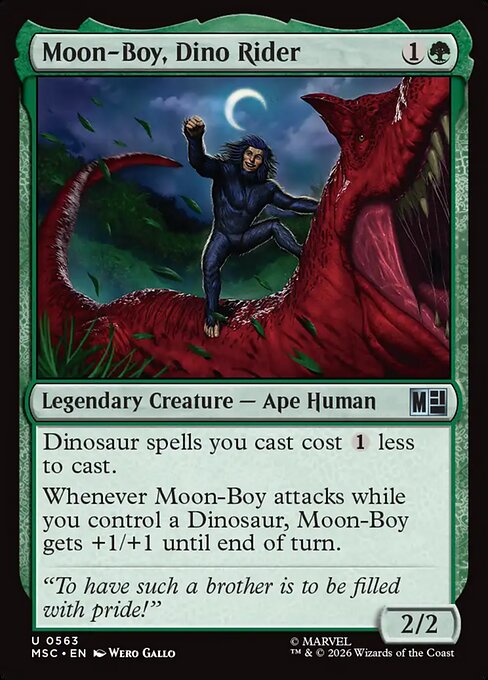 Moon-Boy, Dino Rider (Foil)