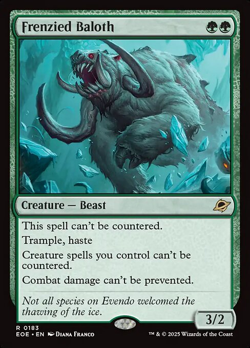Frenzied Baloth (Foil)