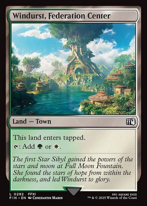 Windurst, Federation Center (Foil)