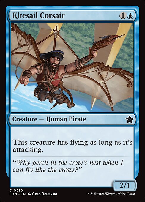 This creature has flying as long as it's attacking.