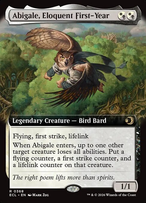 Abigale, Eloquent First-Year (Foil)