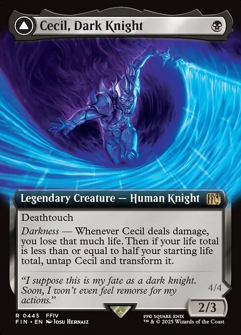 Cecil, Dark Knight // Cecil, Redeemed Paladin (Foil)