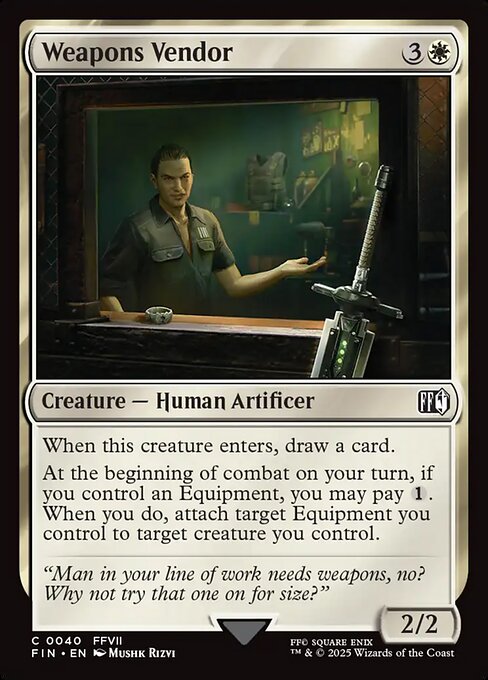 Weapons Vendor (Foil)