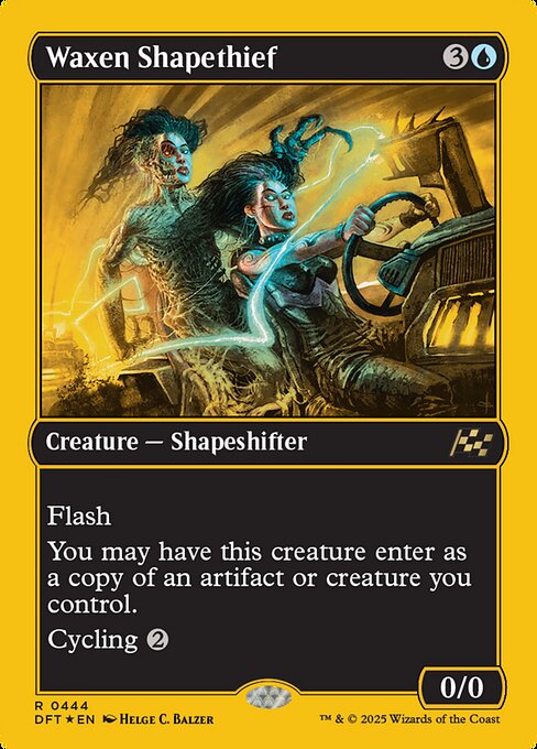 Flash
You may have this creature enter as a copy of an artifact or creature you control.
Cycling {2} ({2}, Discard this card: Draw a card.)