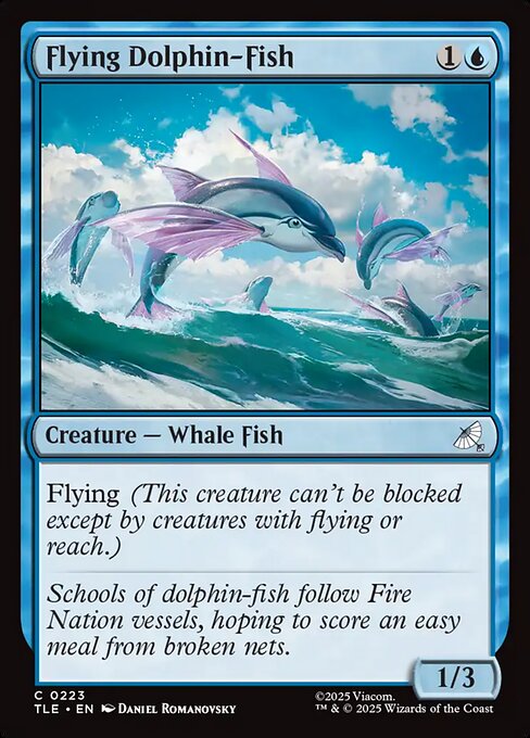 Flying Dolphin-Fish (Foil)