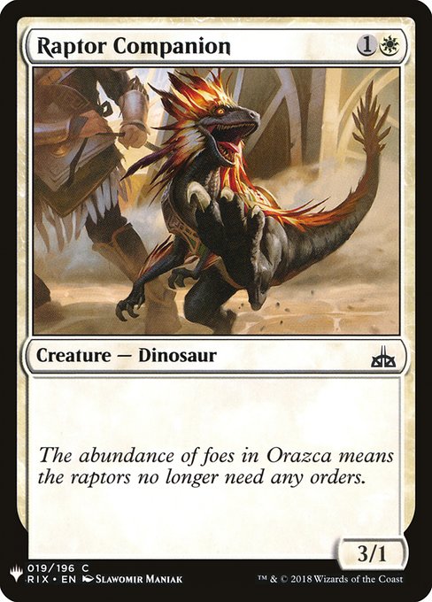 Raptor Companion (ES)