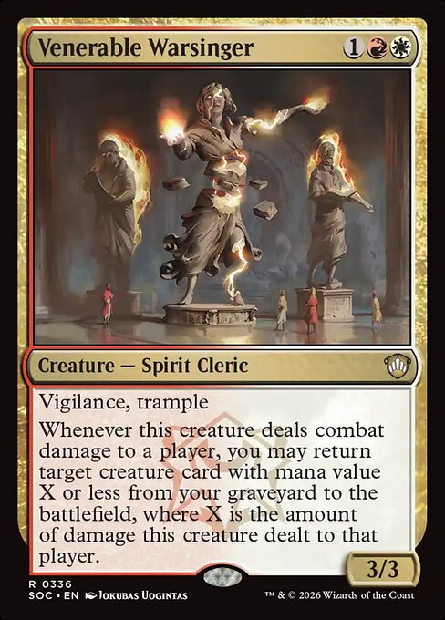 Venerable Warsinger (Foil)