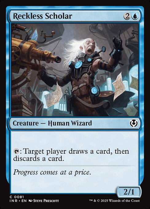 {T}: Target player draws a card, then discards a card.