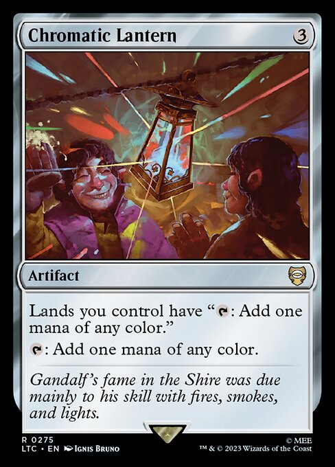 Lands you control have "{T}: Add one mana of any color."
{T}: Add one mana of any color.