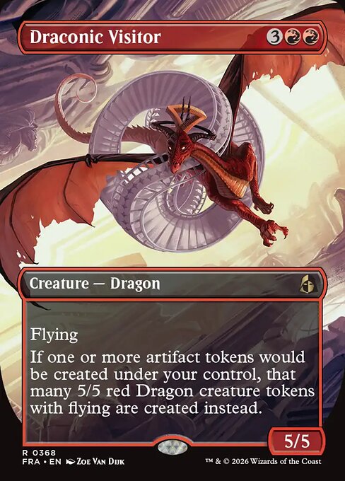Draconic Visitor (Foil)