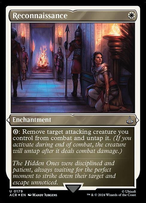 {0}: Remove target attacking creature you control from combat and untap it. (If you activate during end of combat, the creature will untap after it deals combat damage.)