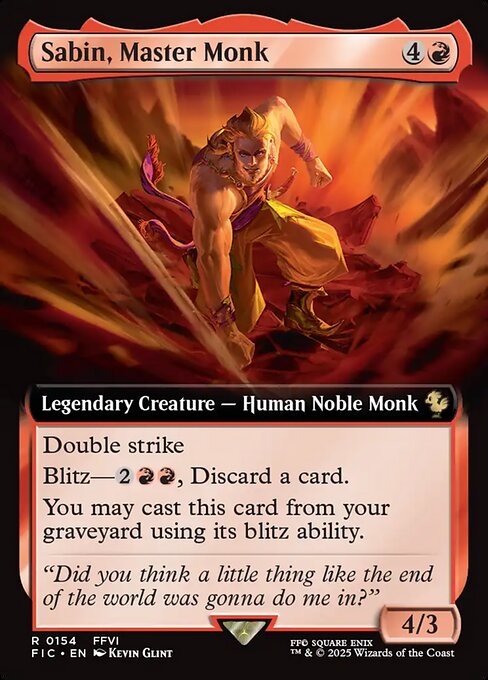 Sabin, Master Monk (Foil)