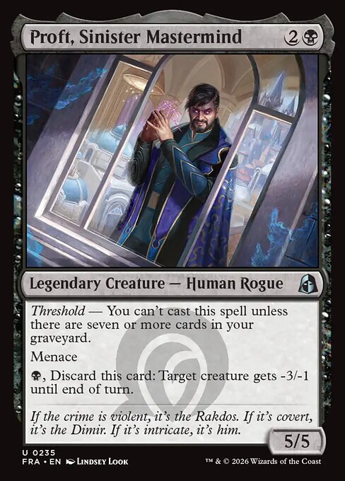 Proft, Sinister Mastermind (Foil)