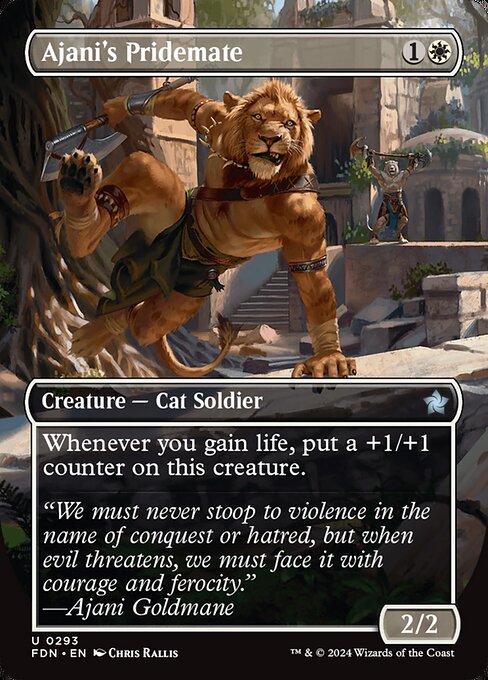 Whenever you gain life, put a +1/+1 counter on this creature.
