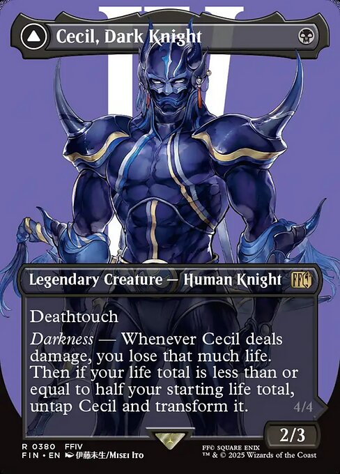 Cecil, Dark Knight // Cecil, Redeemed Paladin (Foil)