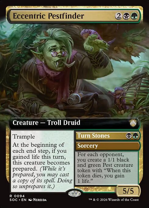 Eccentric Pestfinder // Turn Stones (Foil)