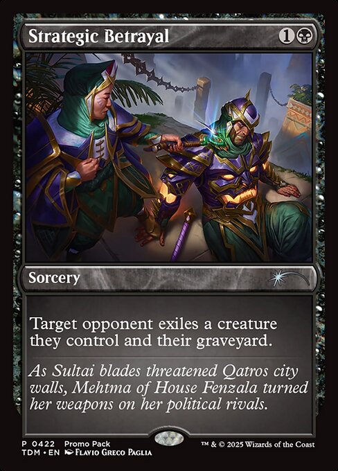 Target opponent exiles a creature they control and their graveyard.