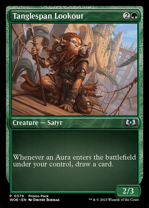 Whenever an Aura enters the battlefield under your control, draw a card.