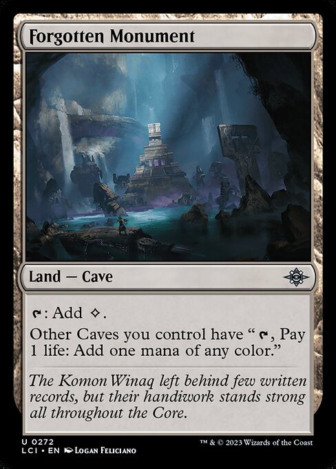 {T}: Add {C}.
Other Caves you control have "{T}, Pay 1 life: Add one mana of any color."