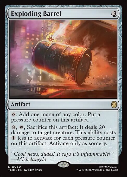 Exploding Barrel (Foil)