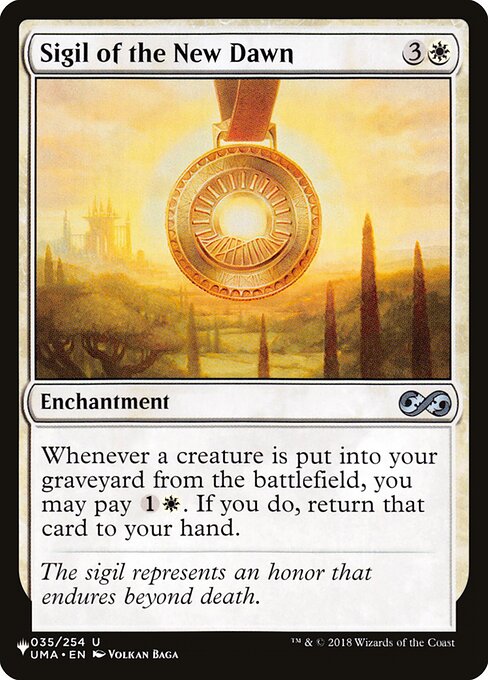 Whenever a creature is put into your graveyard from the battlefield, you may pay {1}{W}. If you do, return that card to your hand.