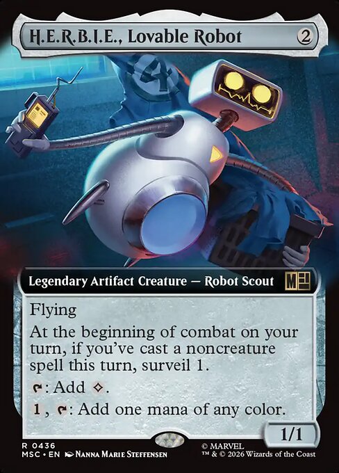 H.E.R.B.I.E., Lovable Robot (Foil)