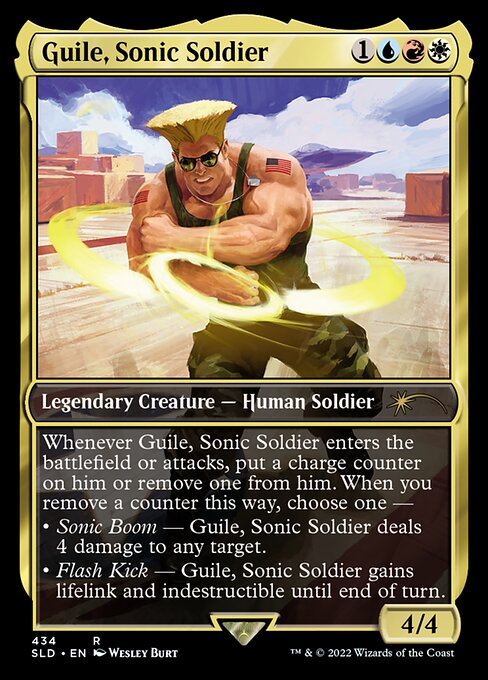 Whenever Immard, the Stormcleaver enters the battlefield or attacks, put a charge counter on it or remove one from it. When you remove a counter this way, choose one —
• Immard deals 4 damage to any target.
• Immard gains lifelink and indestructible until end of turn.