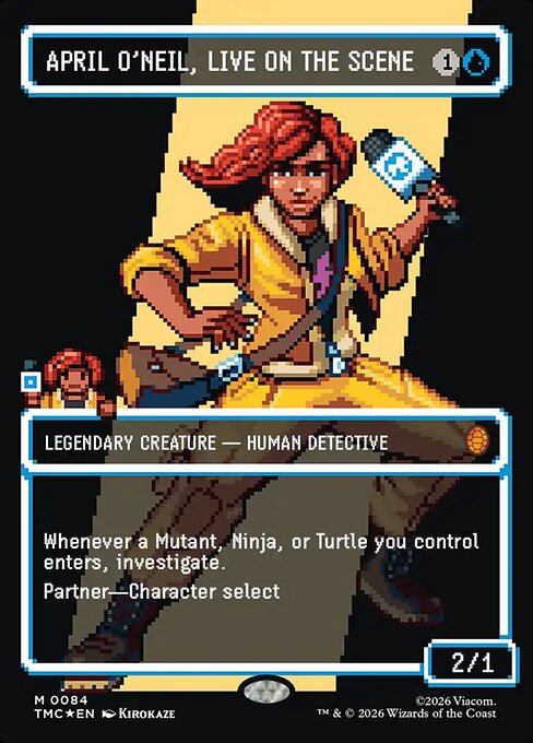 April O'Neil, Live on the Scene (Foil)