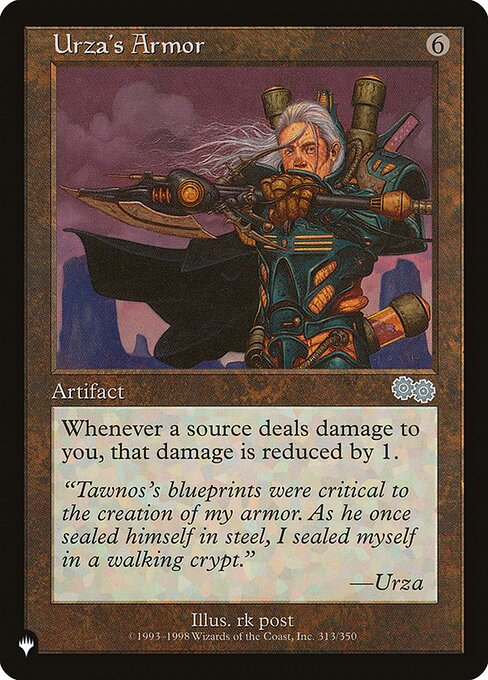 If a source would deal damage to you, prevent 1 of that damage.