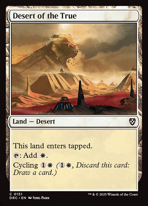 This land enters tapped.
{T}: Add {W}.
Cycling {1}{W} ({1}{W}, Discard this card: Draw a card.)