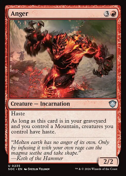Anger (Foil)