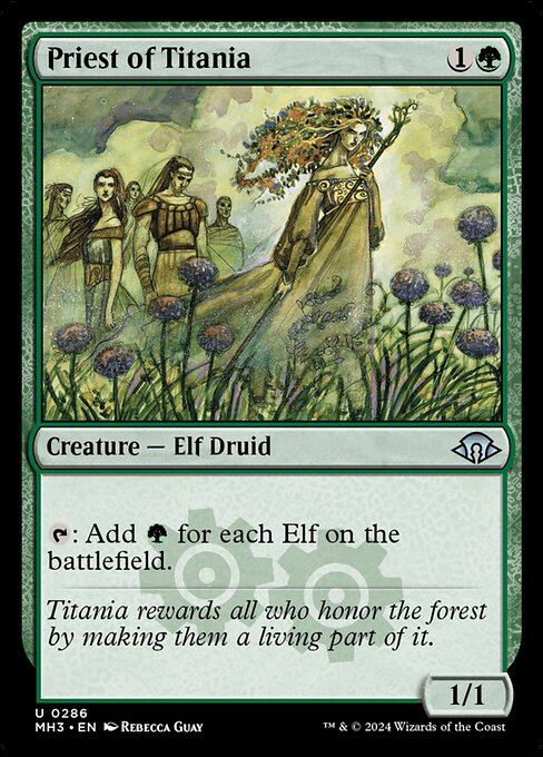 {T}: Add {G} for each Elf on the battlefield.