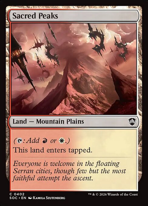 Sacred Peaks (Foil)