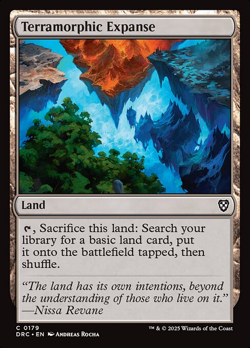 {T}, Sacrifice this land: Search your library for a basic land card, put it onto the battlefield tapped, then shuffle.