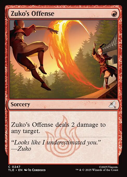 Zuko's Offense (Foil)