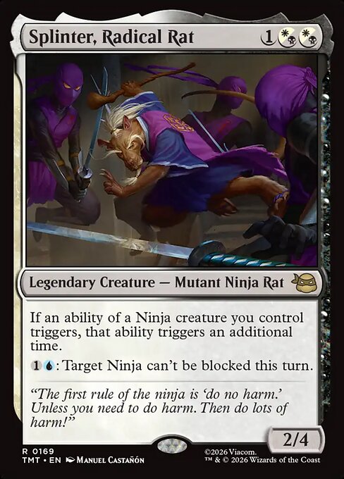 Splinter, Radical Rat (Foil)