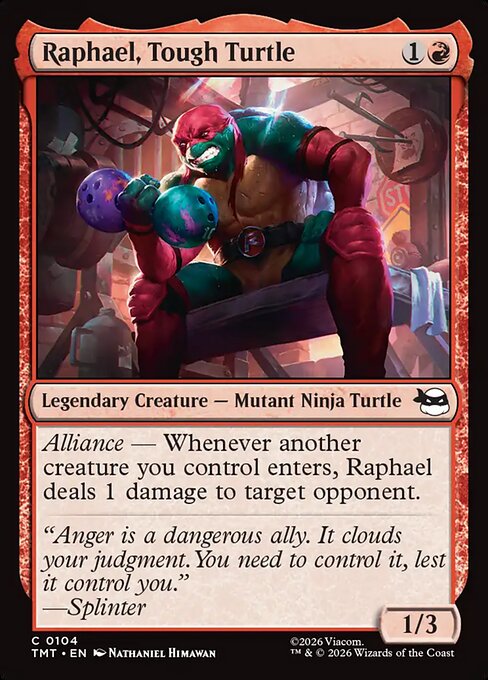 Raphael, Tough Turtle (Foil)