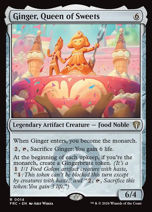 Ginger, Queen of Sweets (Foil)